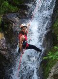 Canyoning in the Fosso Campione