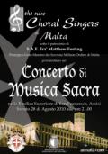 The New Choral Singers  Malta present a concert of Sacred Music