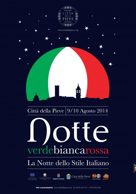 La Notte Tricolore of Città della Pieve enhances the excellence that enhance Italy in the world