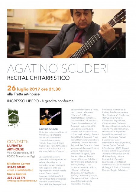 Recital Chitarristico con Agatino Scuderi