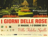 The Days of Roses in Villa Fidelia Spello